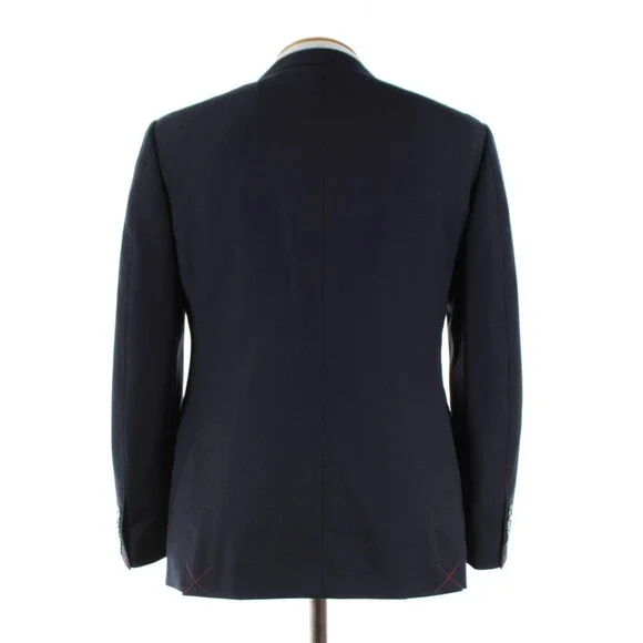 Cardinal of Canada NWT 100% Wool Sport Coat Size 40S US In Solid Navy Blue